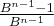 \frac{B^{n-1}-1}{B^{n-1}}